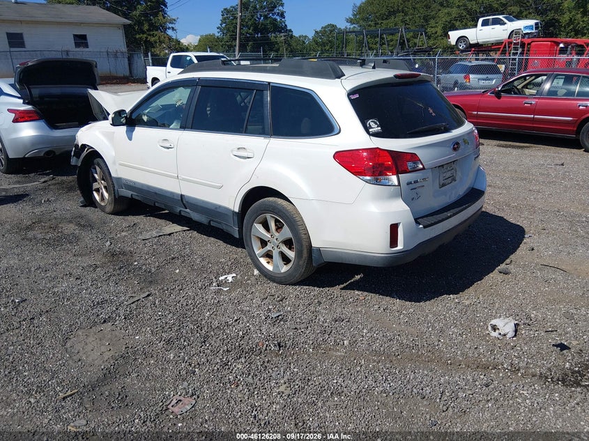 Vin: 4s4brclc1e3202403, lot: 46625928, subaru outback 2.5i limited 20143