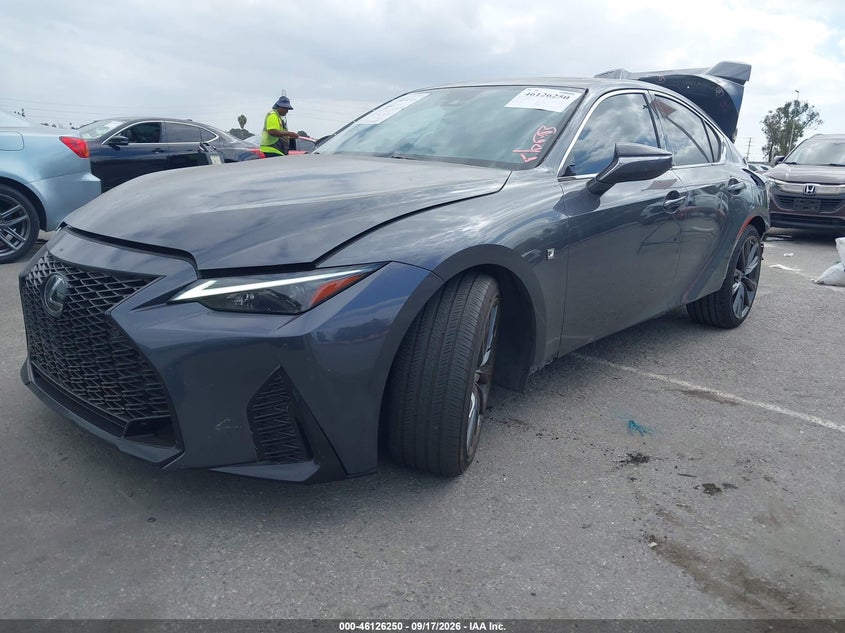 Vin: jthgz1b20n5054304, lot: 46625970, lexus is 350 f sport 20222