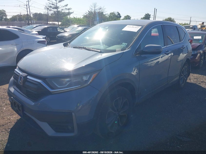 Vin: 2hkrw2h86lh629149, lot: 46625982, honda cr-v awd ex-l 20202