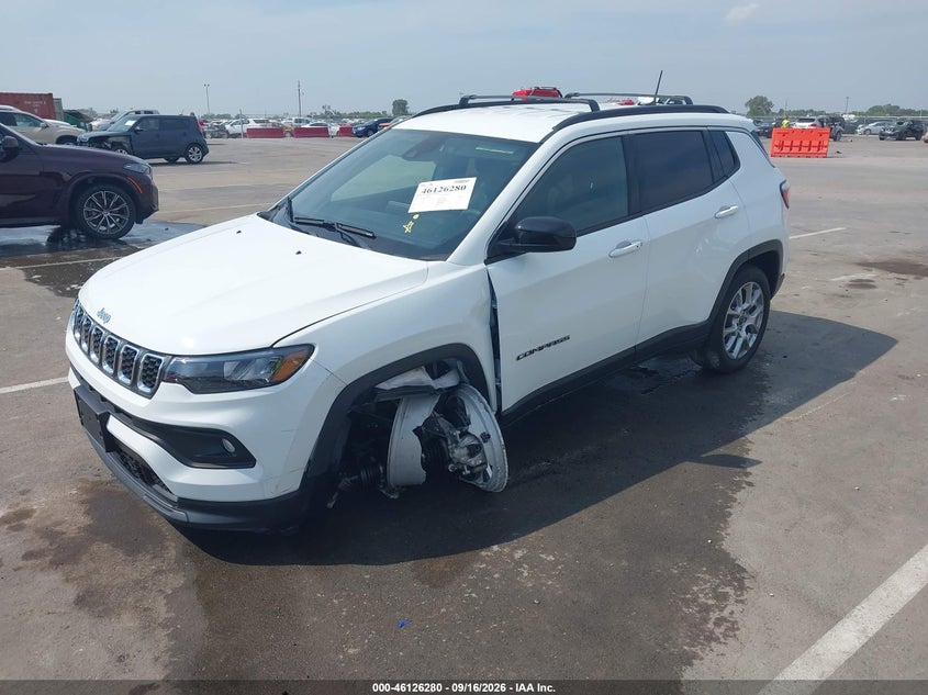 Vin: 3c4njdbnxst515466, lot: 46626000, jeep compass latitude 4x4 20252