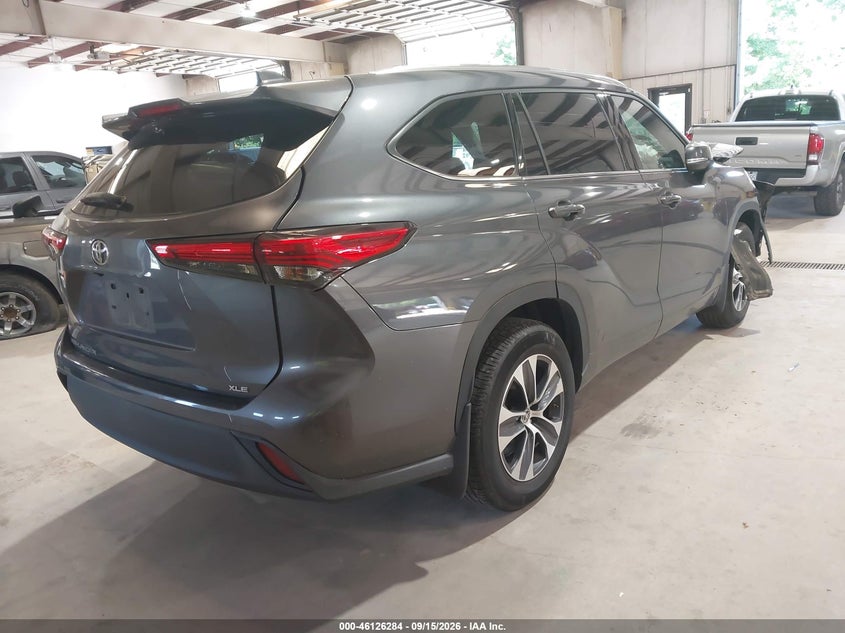 Vin: 5tdgzrahxls509737, lot: 46626004, toyota highlander xle 20204