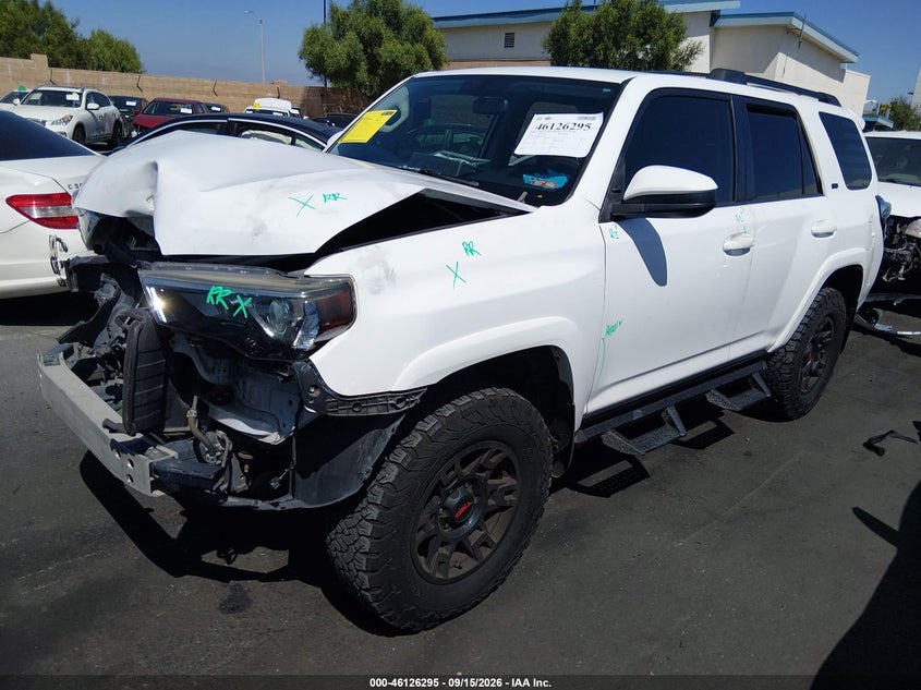 Vin: jtezu5jr8g5147360, lot: 46626015, toyota 4runner sr5 20162