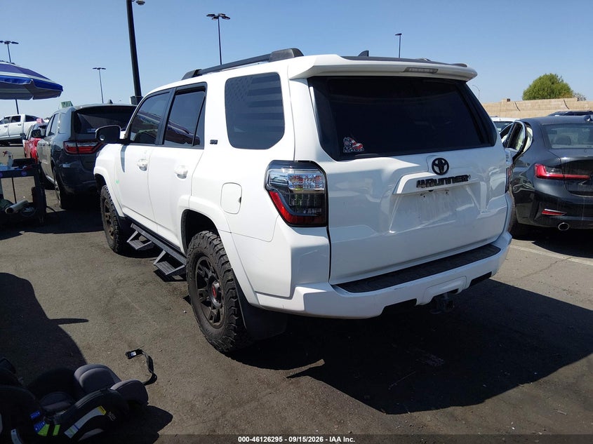 Vin: jtezu5jr8g5147360, lot: 46626015, toyota 4runner sr5 20163