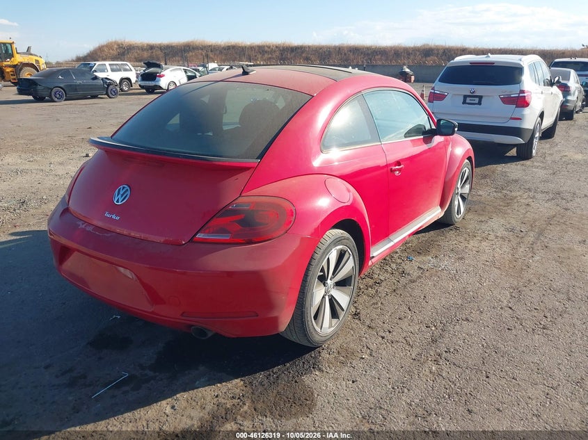 Vin: 3vwva7at7cm647854, lot: 46626039, volkswagen beetle 2.0t turbo 20124