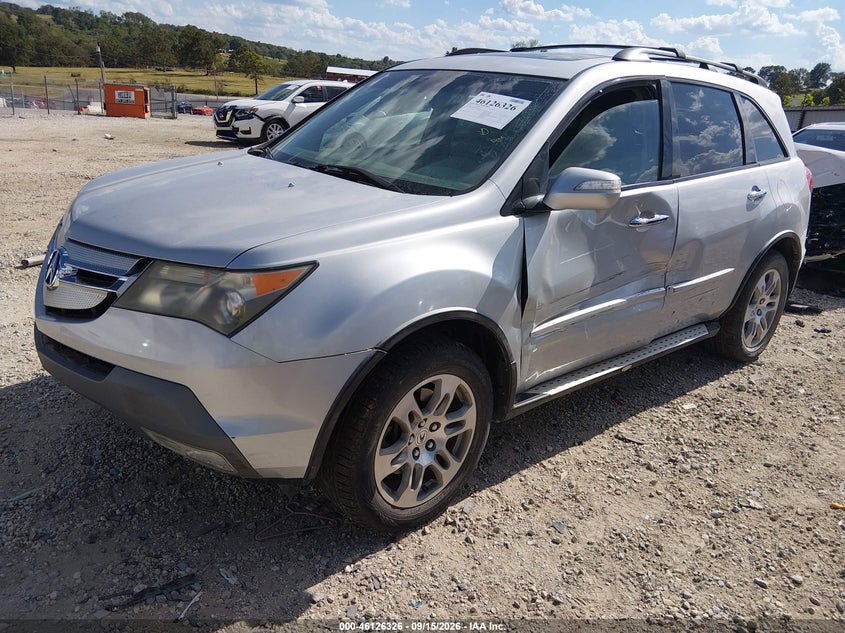 2008 Acura MDX, Left Side, IAAI, VIN 2HNYD28428H556628 — photo 2