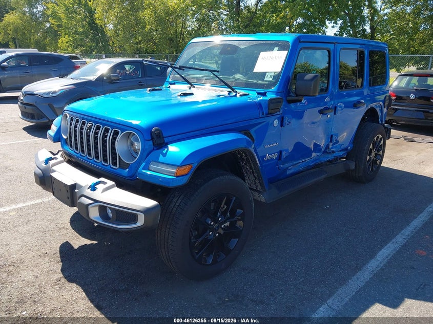 Vin: 1c4rjxp62rw209290, lot: 46626075, jeep wrangler 4xe sahara 4xe 20242