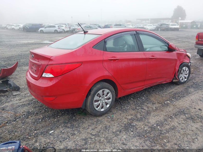 Vin: kmhct4ae1fu866793, lot: 46626078, hyundai accent gls 20154