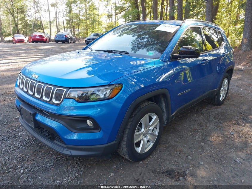 2022 Jeep Compass, Fresh Water, IAAI, VIN 3C4NJCBB7NT119676 — photo 2
