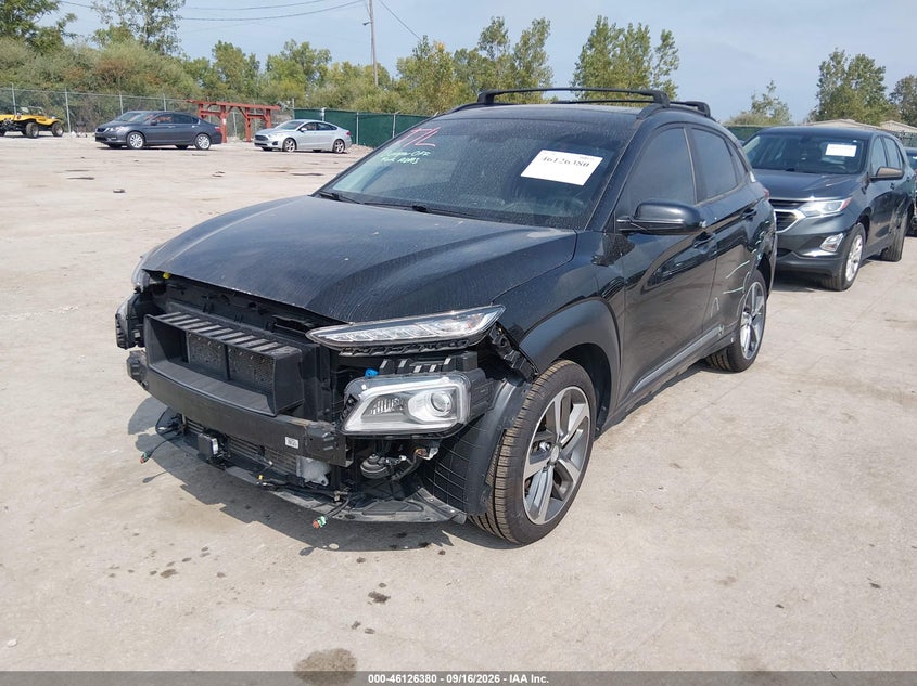 Vin: km8k5ca59lu492266, lot: 46626100, hyundai kona ultimate 20202