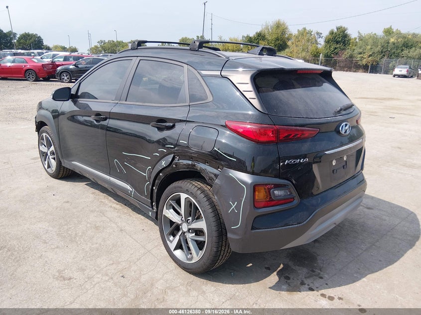 Vin: km8k5ca59lu492266, lot: 46626100, hyundai kona ultimate 20203