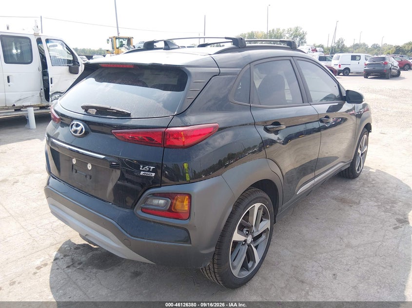 Vin: km8k5ca59lu492266, lot: 46626100, hyundai kona ultimate 20204