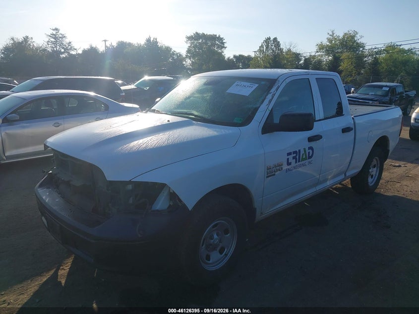 Vin: 1c6rr7fg4ms566979, lot: 46626115, ram 1500 classic tradesman  4x4 6'4 box 20212