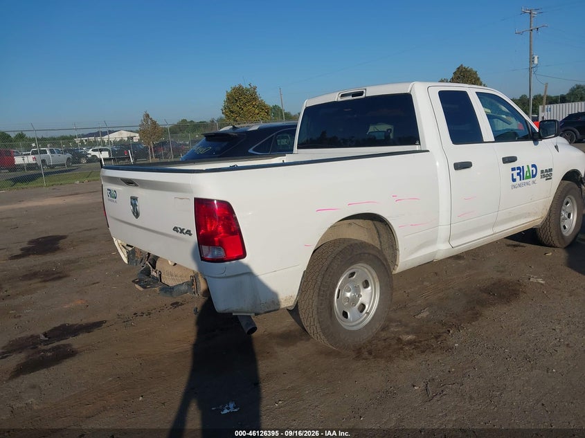 Vin: 1c6rr7fg4ms566979, lot: 46626115, ram 1500 classic tradesman  4x4 6'4 box 20214