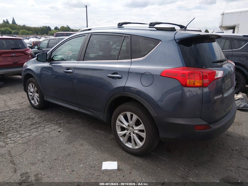 Vin: 2t3dfrev8ew188407, lot: 46626143, toyota rav4 limited 20143
