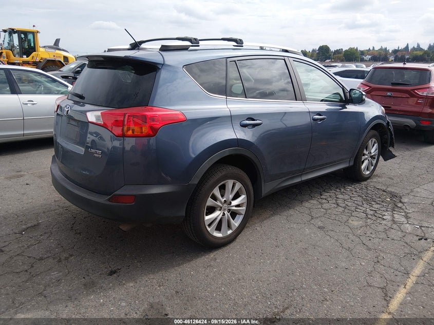 Vin: 2t3dfrev8ew188407, lot: 46626143, toyota rav4 limited 20144