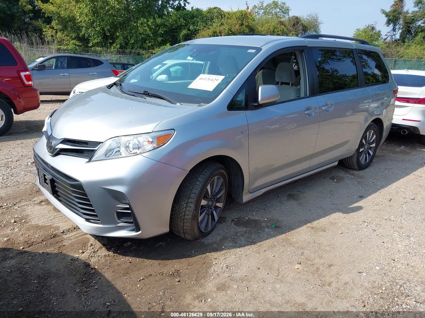 Vin: 5tdjz3dc9ks225565, lot: 46626149, toyota sienna 20192