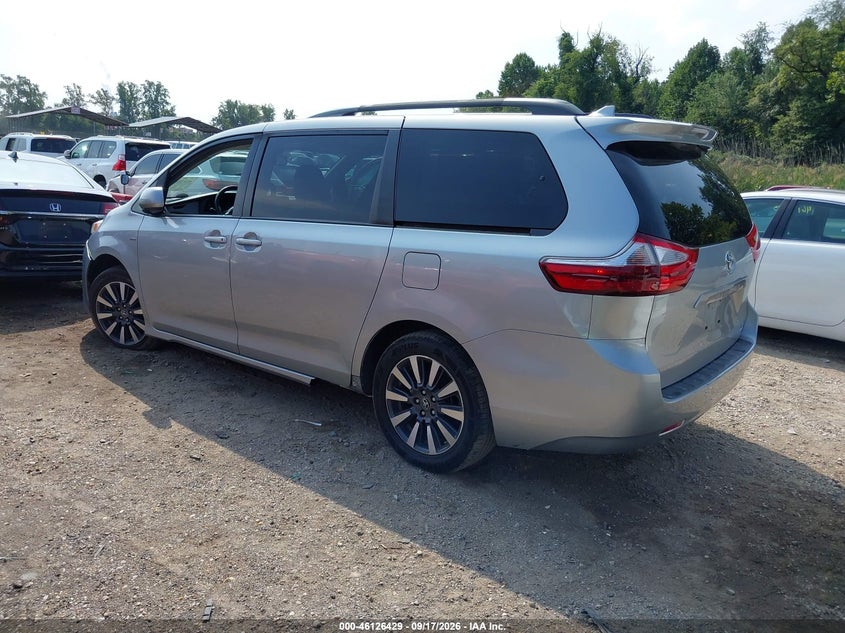 Vin: 5tdjz3dc9ks225565, lot: 46626149, toyota sienna 20193