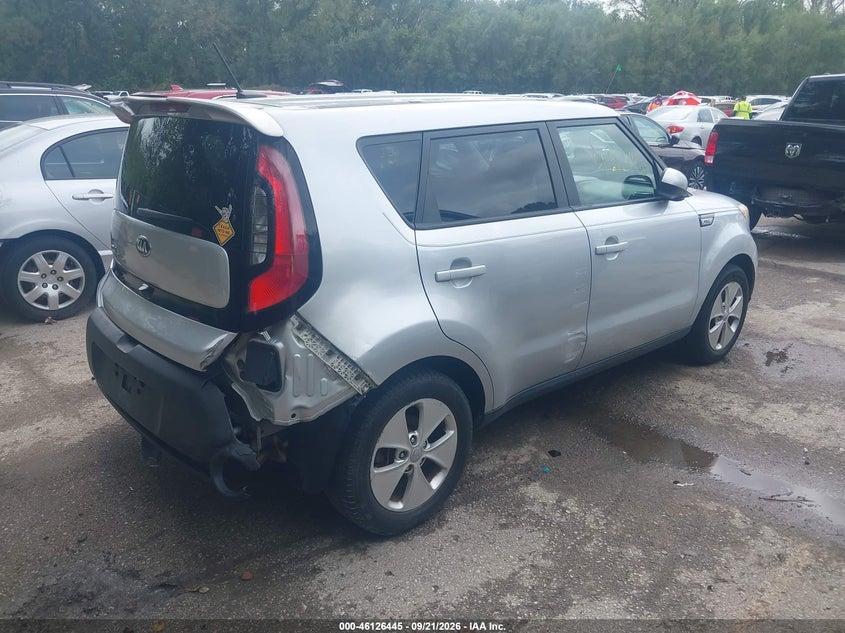 Vin: kndjn2a26f7807740, lot: 46626166, kia soul 20154