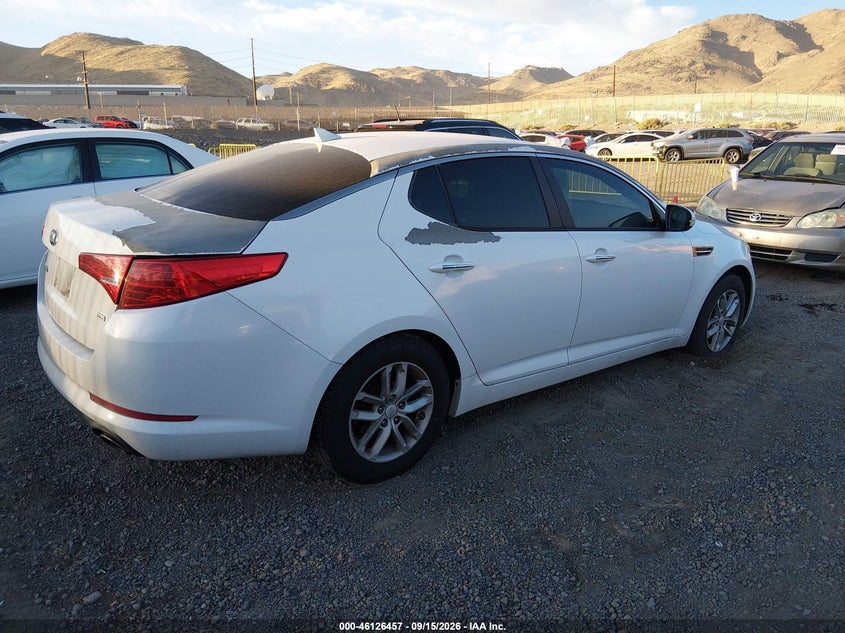 Vin: 5xxgm4a77dg173072, lot: 46626176, kia optima lx 20134