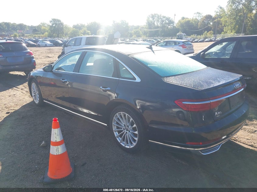 Vin: wau8daf86kn005068, lot: 46626190, audi a8 l 55 20193