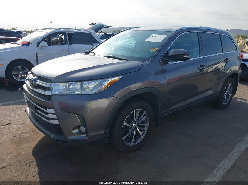 Vin: 5tdjzrfh7hs508633, lot: 46626192, toyota highlander xle 20172