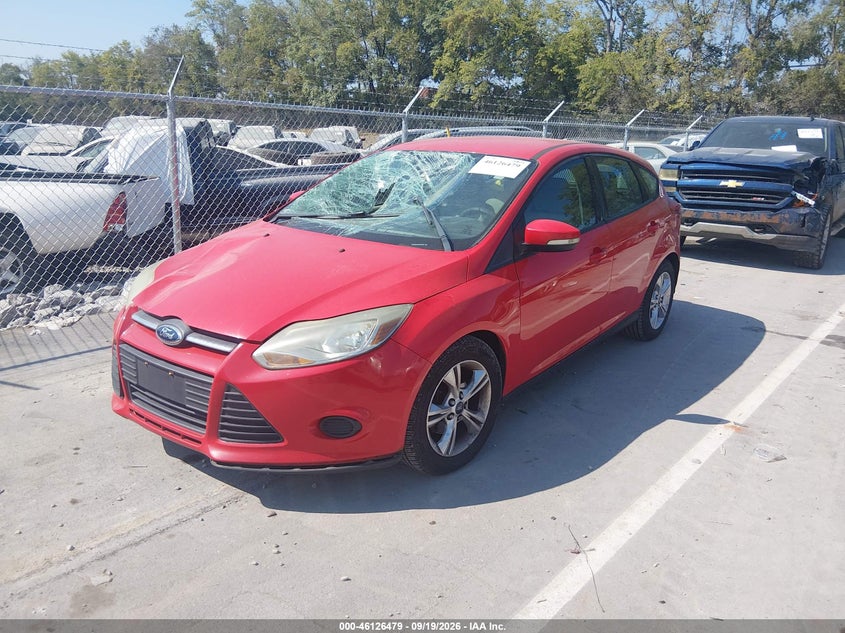 Vin: 1fadp3k23el301080, lot: 46626199, ford focus se 20142