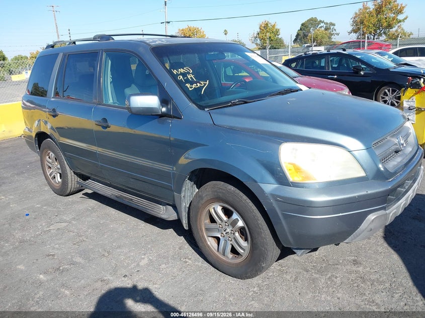 HONDA PILOT 2005 VIN 2HKYF18535H523241