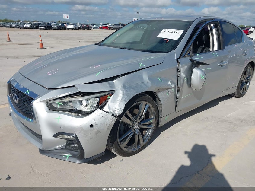 Vin: jn1ev7ap9km540621, lot: 46626232, infiniti q50 3.0t signature edition 20192