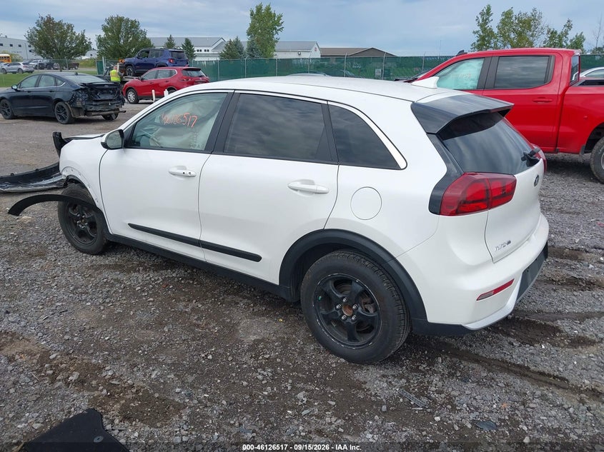 Vin: kndcb3lc0h5081238, lot: 46626237, kia niro fe 20173