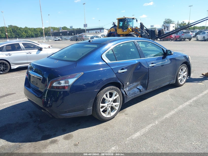 NISSAN MAXIMA 2012 VIN 1N4AA5AP0CC848947