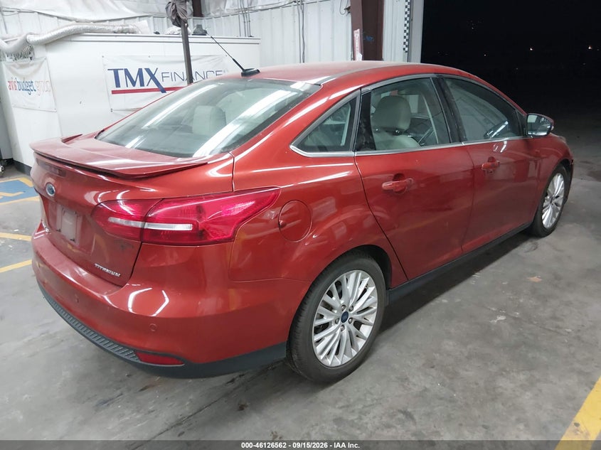 Vin: 1fadp3j25jl281006, lot: 46626282, ford focus titanium 20184