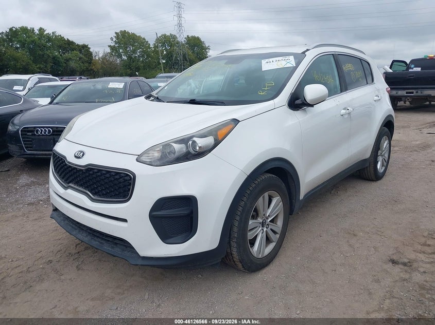 Vin: kndpm3ac0h7156782, lot: 46626286, kia sportage lx 20172