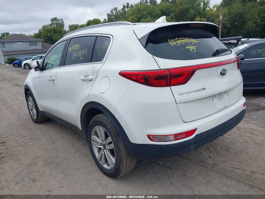 Vin: kndpm3ac0h7156782, lot: 46626286, kia sportage lx 20173