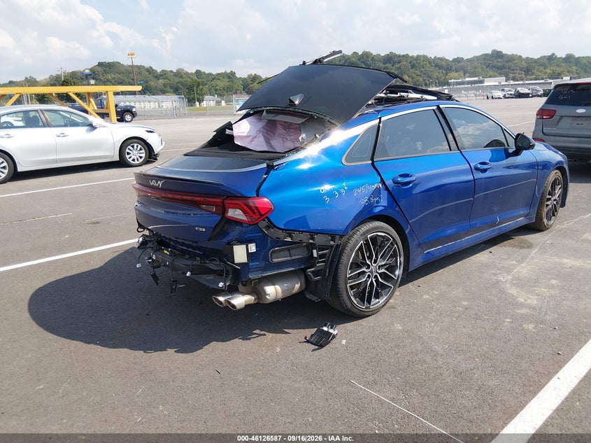 Vin: 5xxg44j8xrg240456, lot: 46626307, kia k5 gt 20244