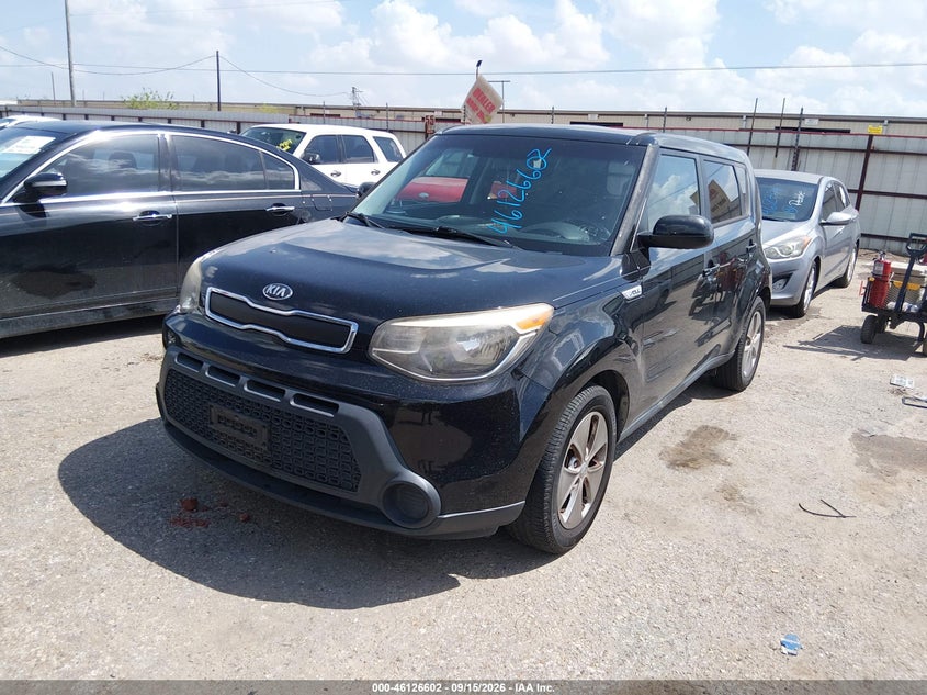 Vin: kndjn2a27f7216848, lot: 46626321, kia soul 20152
