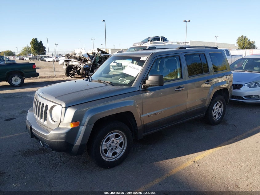 Vin: 1c4njrbb8ed558183, lot: 46626326, jeep patriot sport 20142