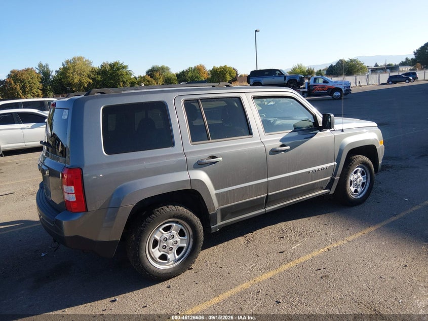 Vin: 1c4njrbb8ed558183, lot: 46626326, jeep patriot sport 20144