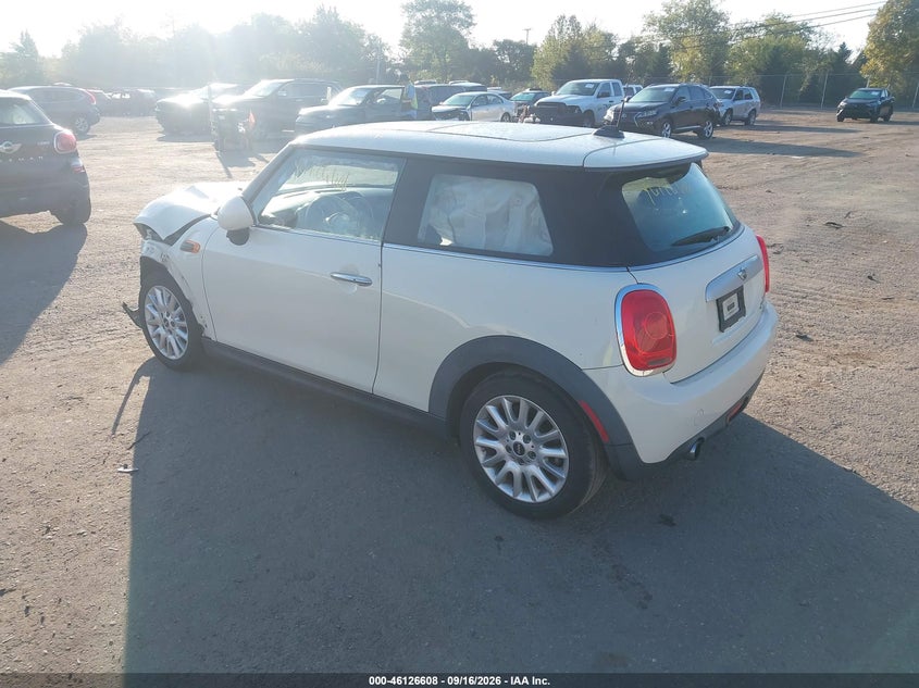 Vin: wmwxm5c56f3a58936, lot: 46626328, mini hardtop cooper 20153