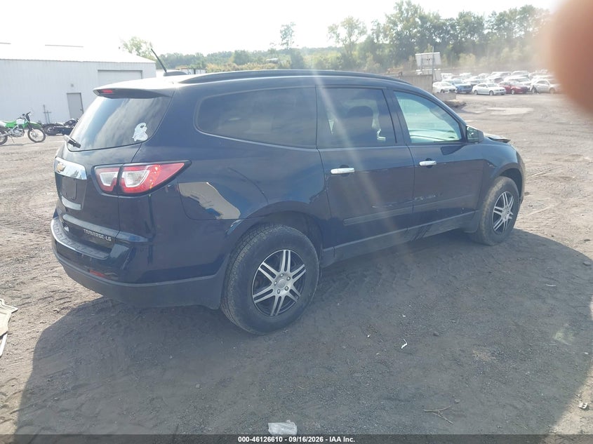 Vin: 1gnkrfed0gj308875, lot: 46626330, chevrolet traverse ls 20164
