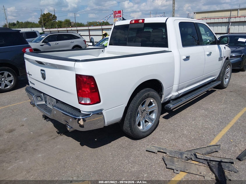 Vin: 1c6rr6ltxjs180896, lot: 46626341, ram 1500 slt 20184