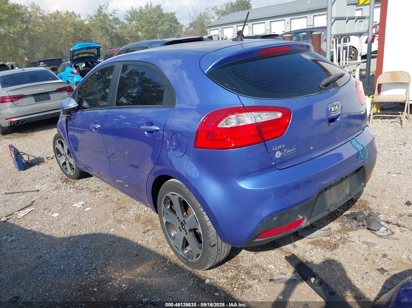 Vin: knadn5a36c6079066, lot: 46626355, kia rio5 sx 20123