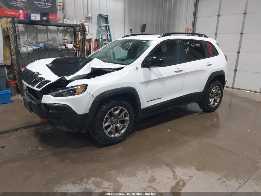Vin: 1c4pjmbx5nd547553, lot: 46626362, jeep cherokee trailhawk 4x4 20222