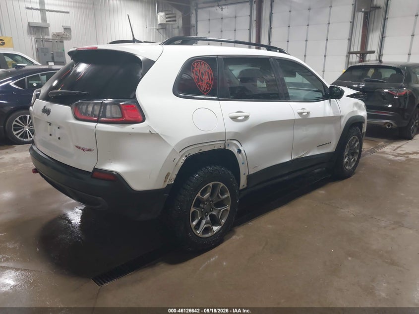 Vin: 1c4pjmbx5nd547553, lot: 46626362, jeep cherokee trailhawk 4x4 20224