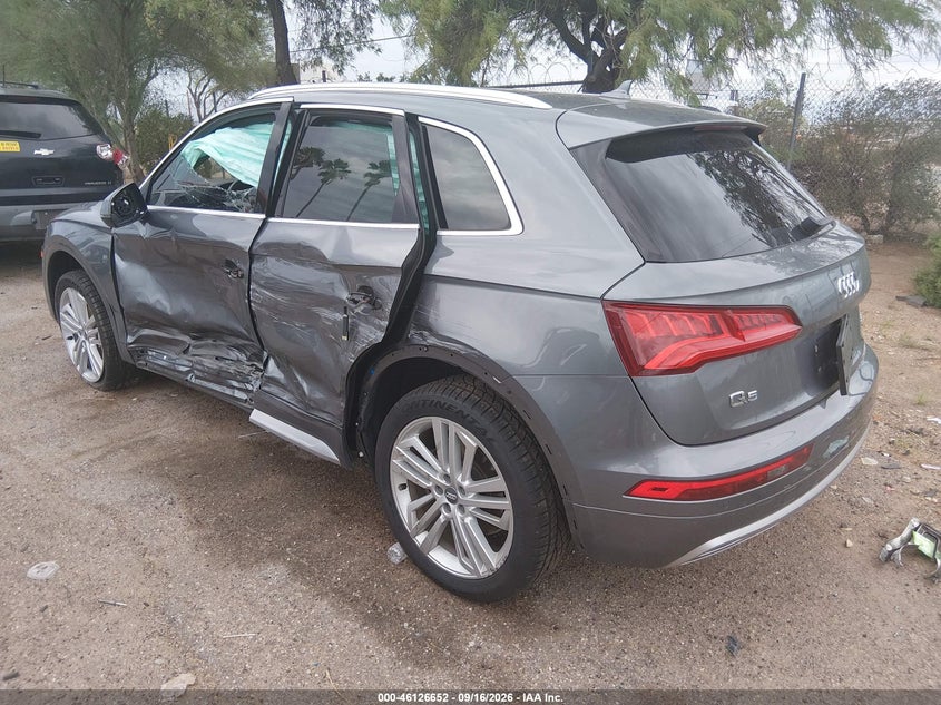 Vin: wa1cnbfy8j2043718, lot: 46626372, audi q5 2.0t premium/2.0t tech premium 20183