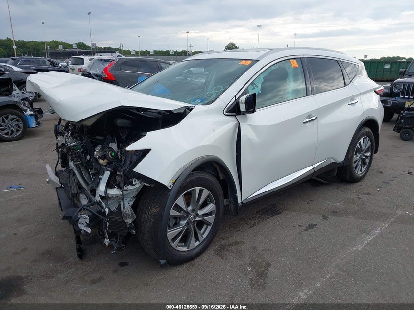 2018 Nissan Murano, Удар спереду, IAAI, VIN 5N1AZ2MH1JN200035 — фото 2