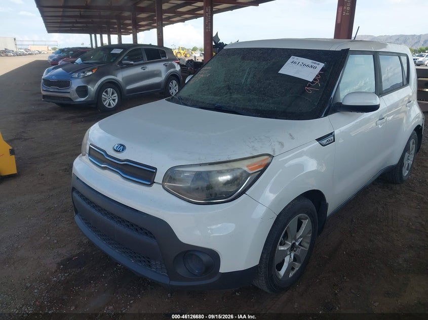 Vin: kndjn2a29j7560433, lot: 46626400, kia soul 20182