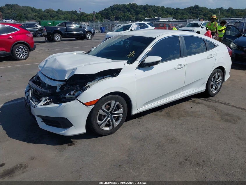 2018 Honda Civic, Left Front, IAAI, VIN 2HGFC2F56JH565030 — photo 2