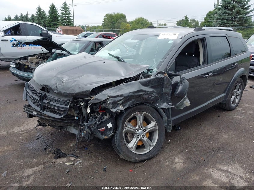 Vin: 3c4pdcgb8gt239787, lot: 46626410, dodge journey crossroad 20162