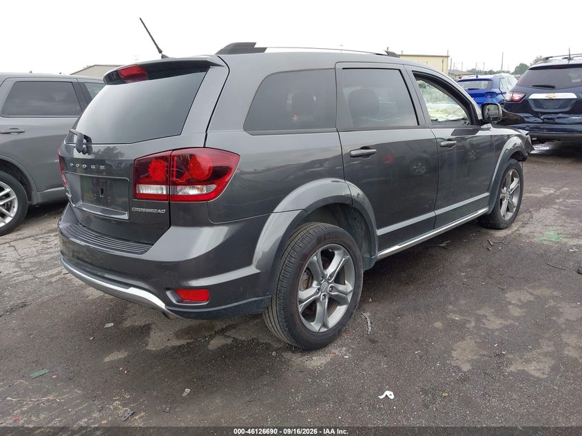 Vin: 3c4pdcgb8gt239787, lot: 46626410, dodge journey crossroad 20164