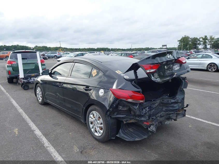 Vin: 5npd74lf3jh233864, lot: 46626425, hyundai elantra se 20183
